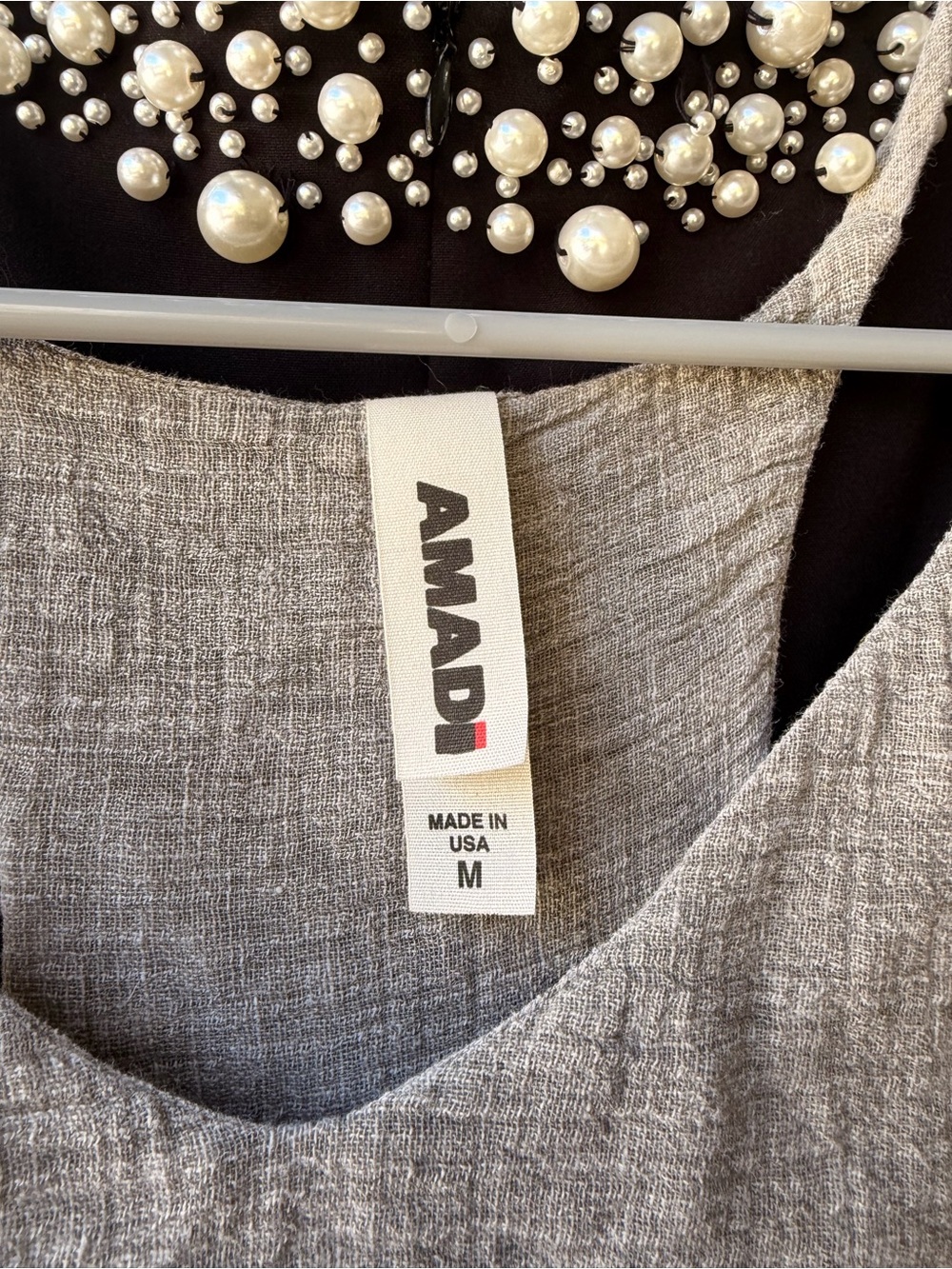 Amara Layered Ruffle Camisole - Light Gray - Picture 3 of 4